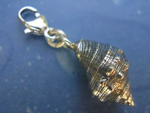Rotmundleistenschnecke Charms mit Karabiner