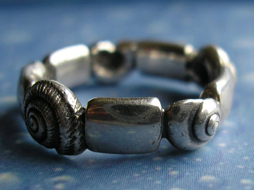 Ring Schnecken Schmuck Rundum