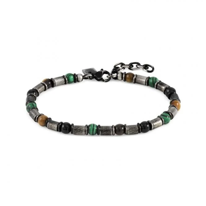 Instinct Steel & Stones Vintage Mixed Bracelet