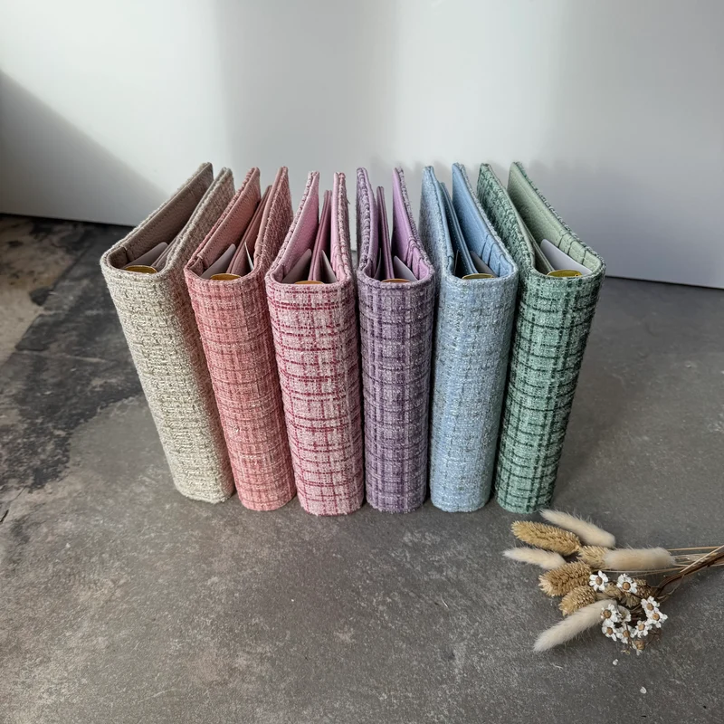 De Luxe Binder Ringbuch A6 - Stoff Edition