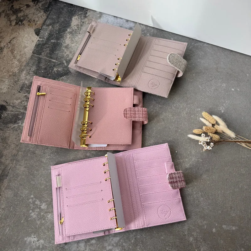 De Luxe Binder Ringbuch A6 - Stoff Edition