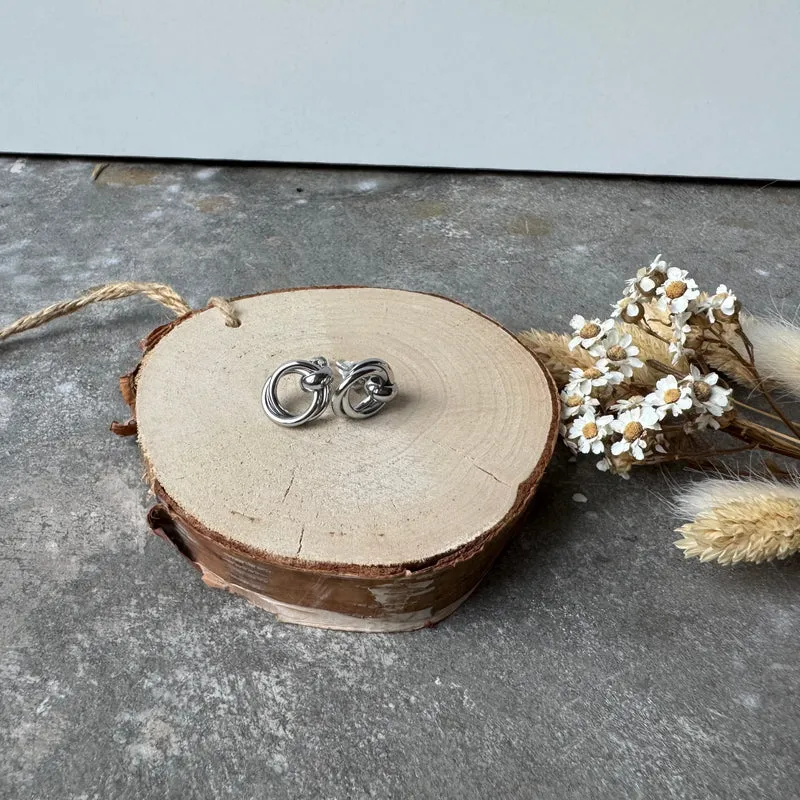Round Knots Stecker | Silber