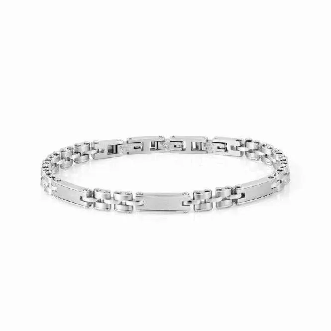 Strong Mixed Steel Link Bracelet
