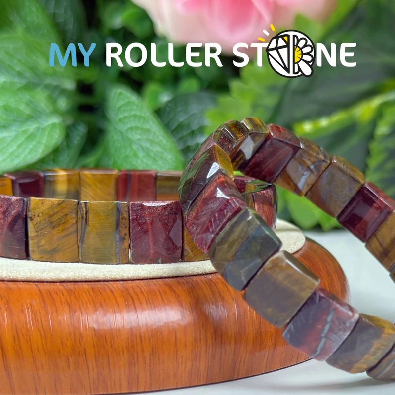 Armband mit Tigeraugenmuster