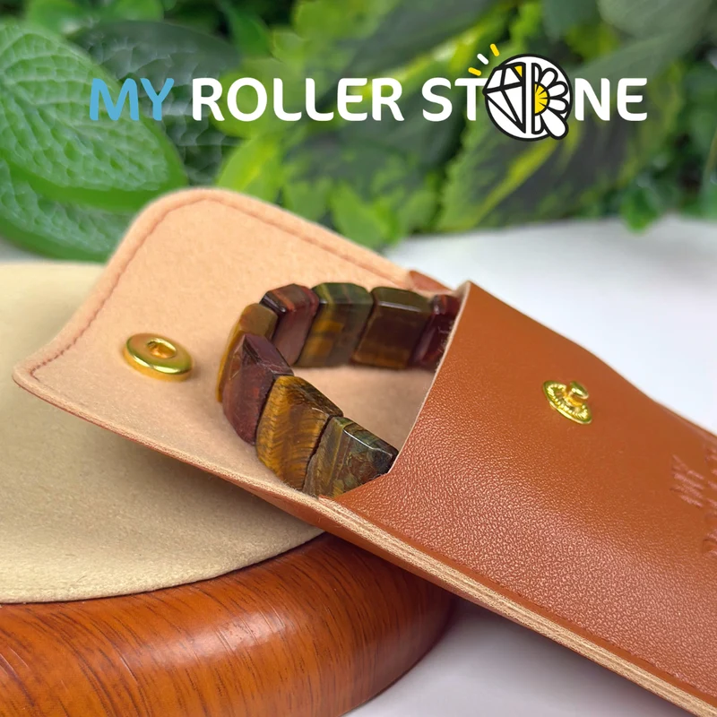 Armband mit Tigeraugenmuster