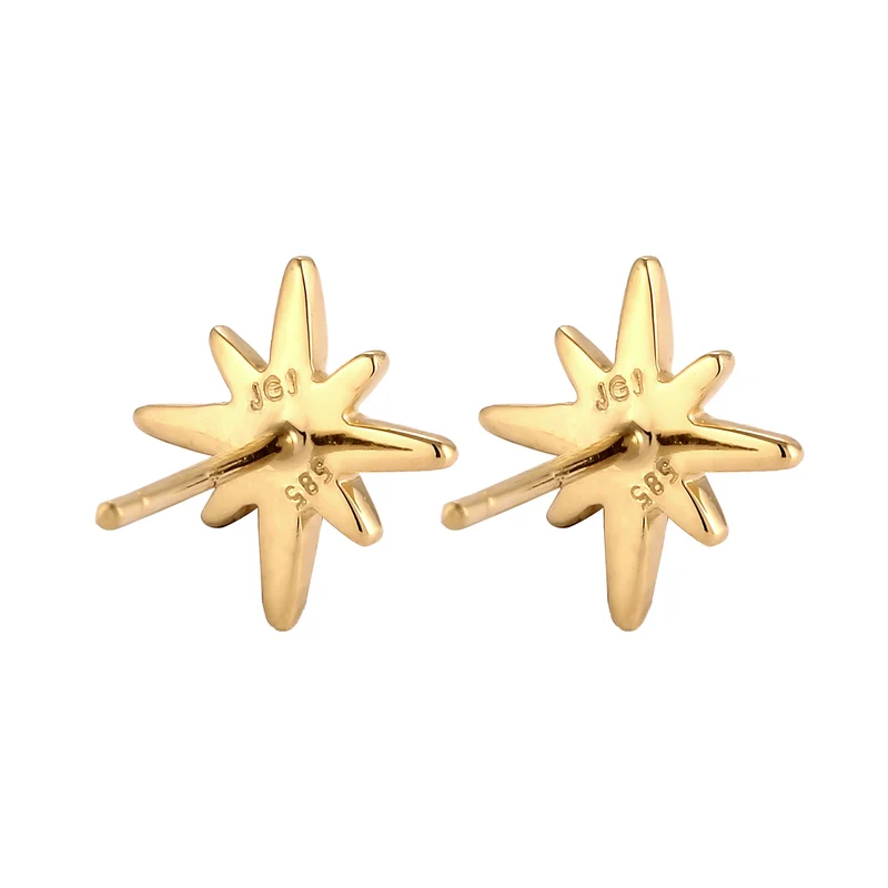 Ohrstecker Stern | Lab Grown Diamant (Weiß, 0.015 ct)