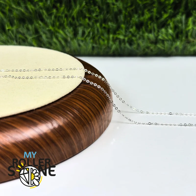 Verstellbare (gleitende) Gliederkette aus 925er Sterlingsilber (45 cm)