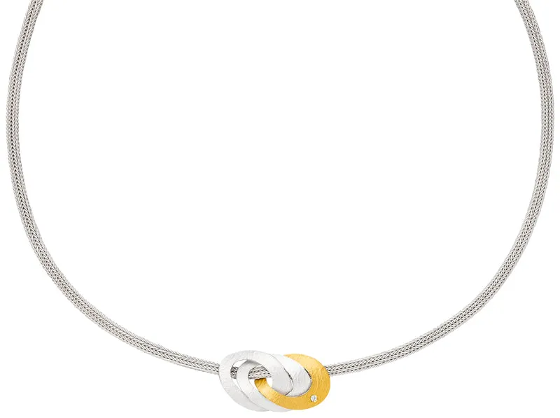 925er Silber Collier MANU K1470BR