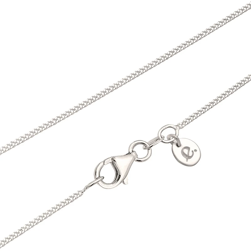 Halskette Blume | Laborgezüchteter Diamant (Weiß, 0.135 ct.)