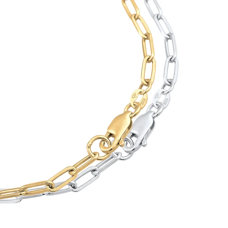 Glieder-Armband Set Bicolor