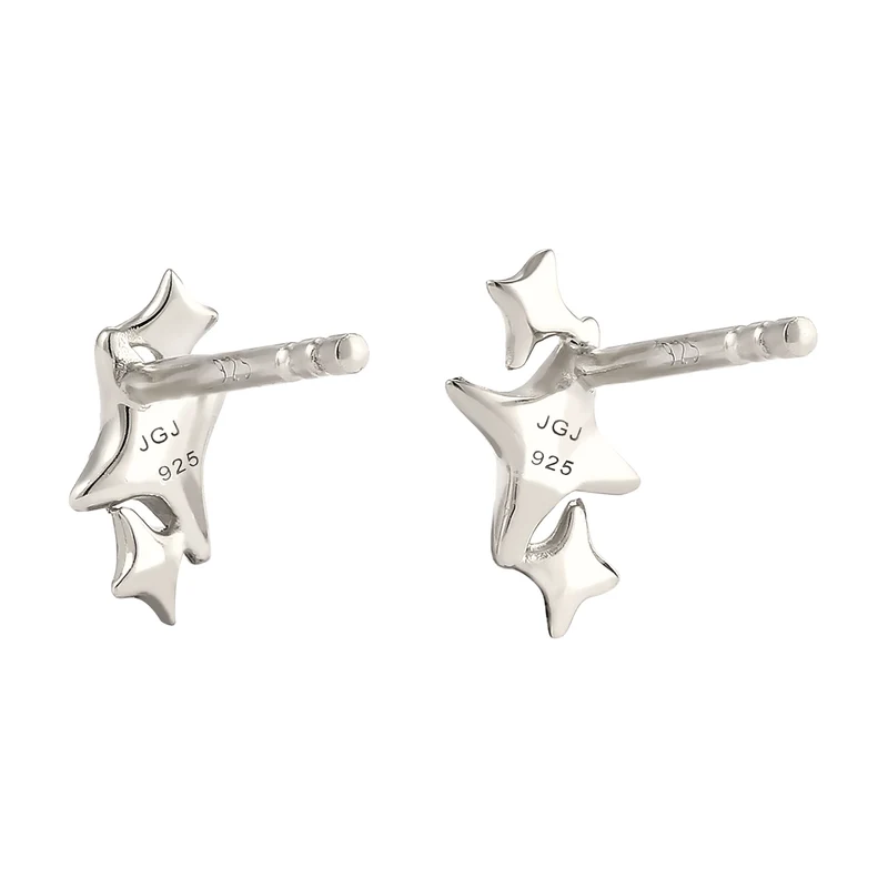 Ohrstecker Stern | Zirkonia (Weiß)