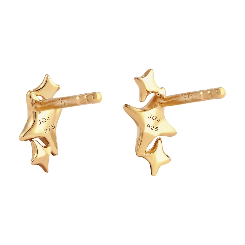 Ohrstecker Stern | Zirkonia (Weiß)