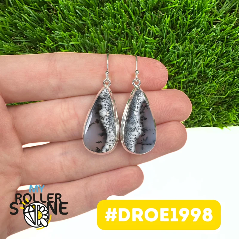 Dendritische Opal-Ohrringe #DROE1998