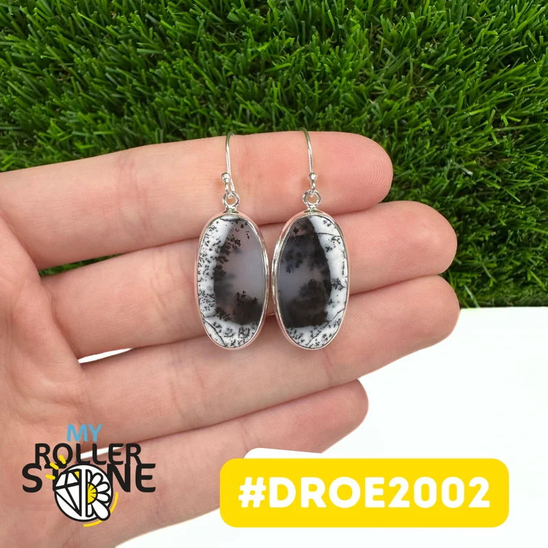 Dendritische Opal-Ohrringe #DROE2002