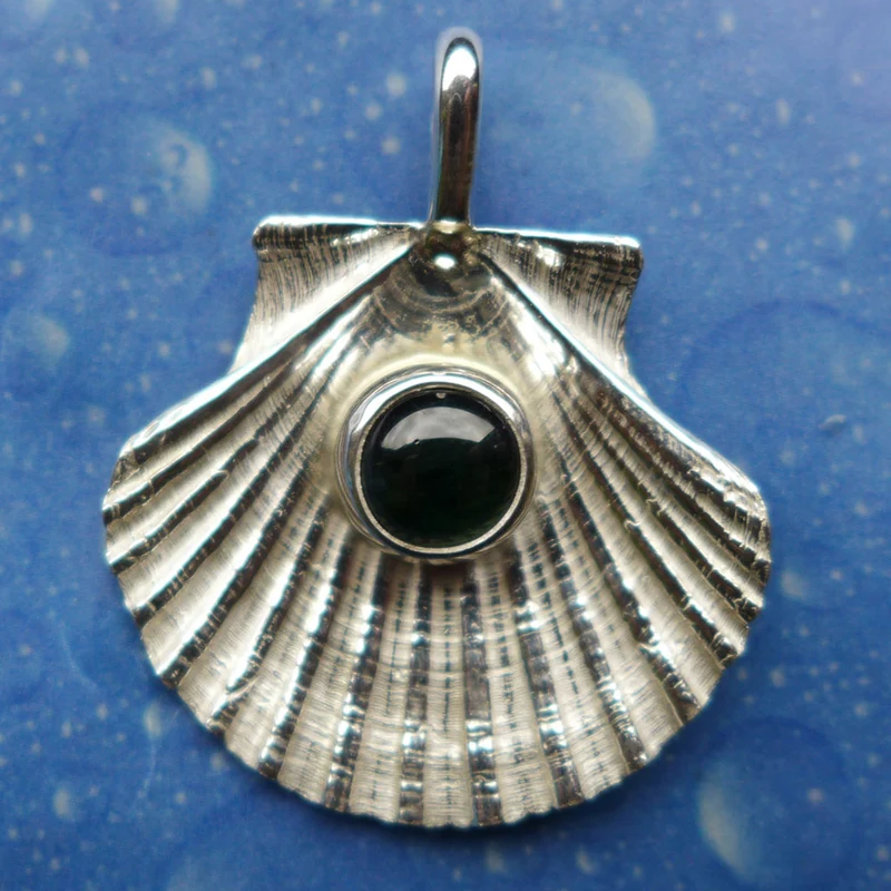 Pilger Kette Schmuck Silber Turmalin Jakobsweg