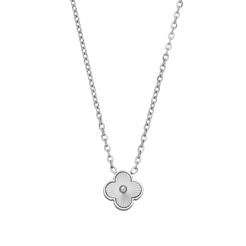 Golden Lucky Leaf Clover Kette 14K Vergoldet