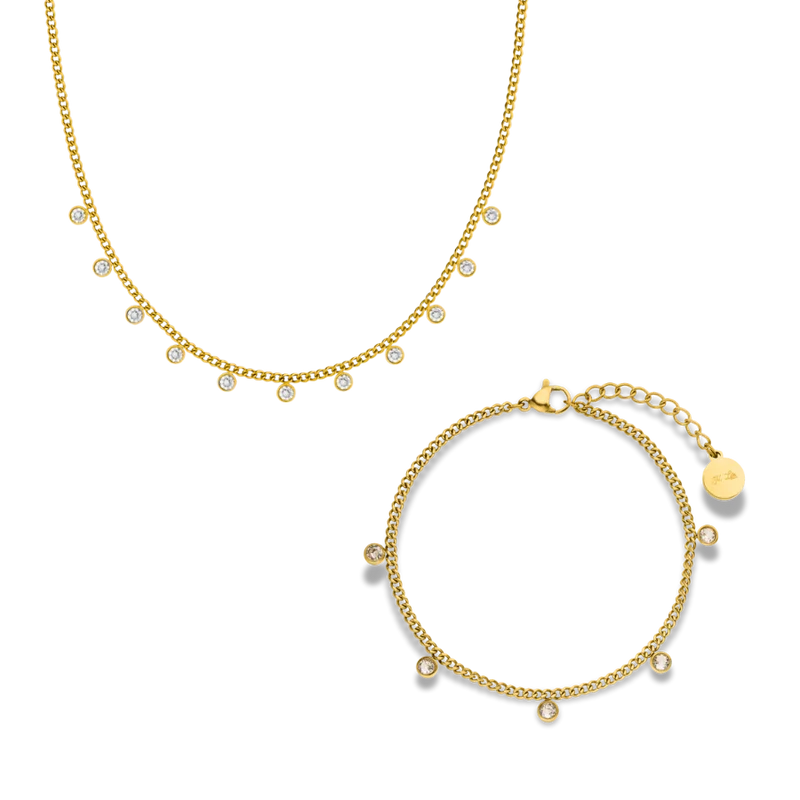 Hi-Life Everlasting Stone Set 14K Vergoldet