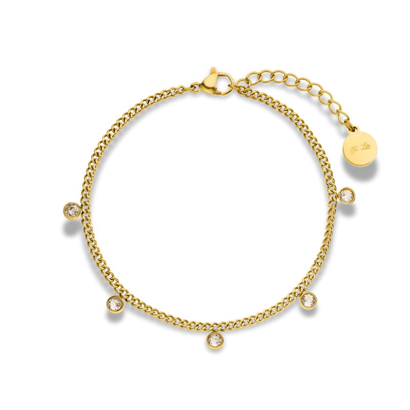 Hi-Life Everlasting Stone Armband 14K Vergoldet