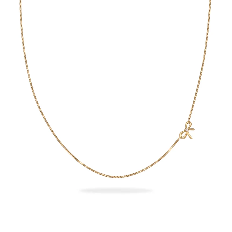 Choker Schleife | Zirkonia (Weiß)