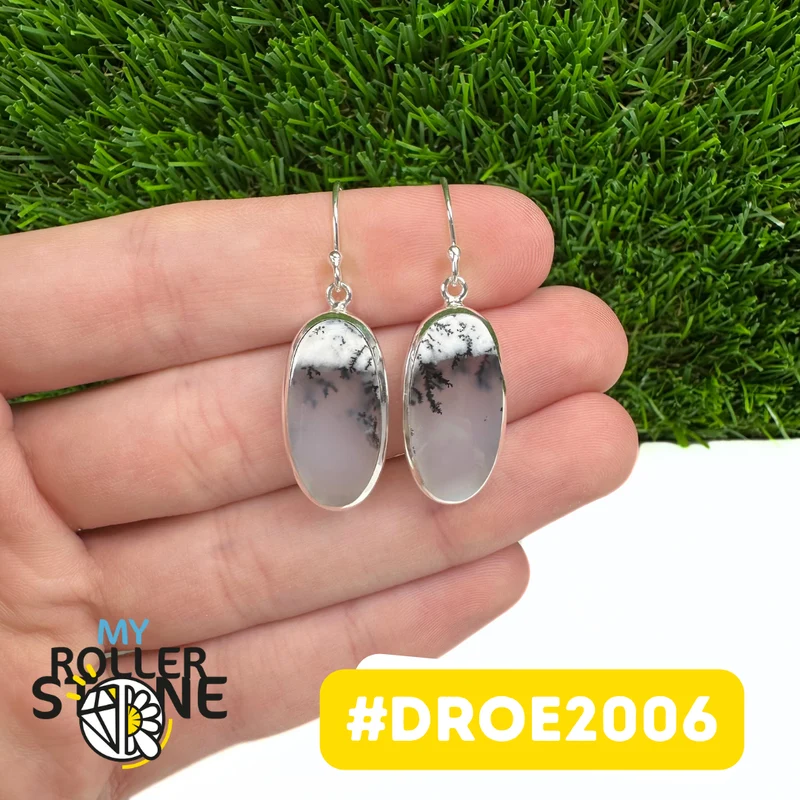 Dendritische Opal-Ohrringe #DROE2006