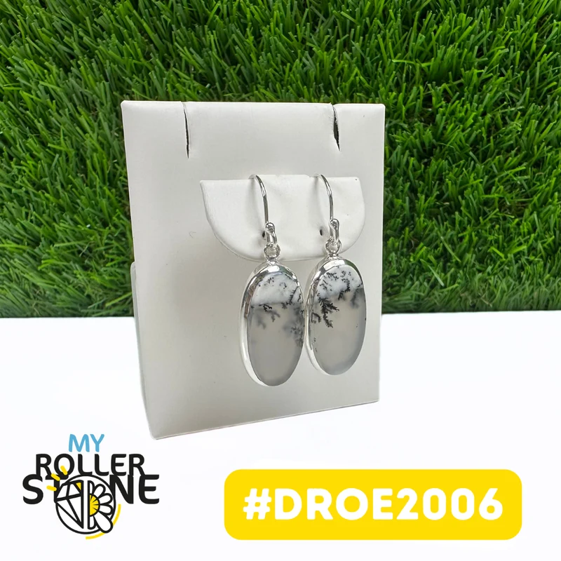 Dendritische Opal-Ohrringe #DROE2006