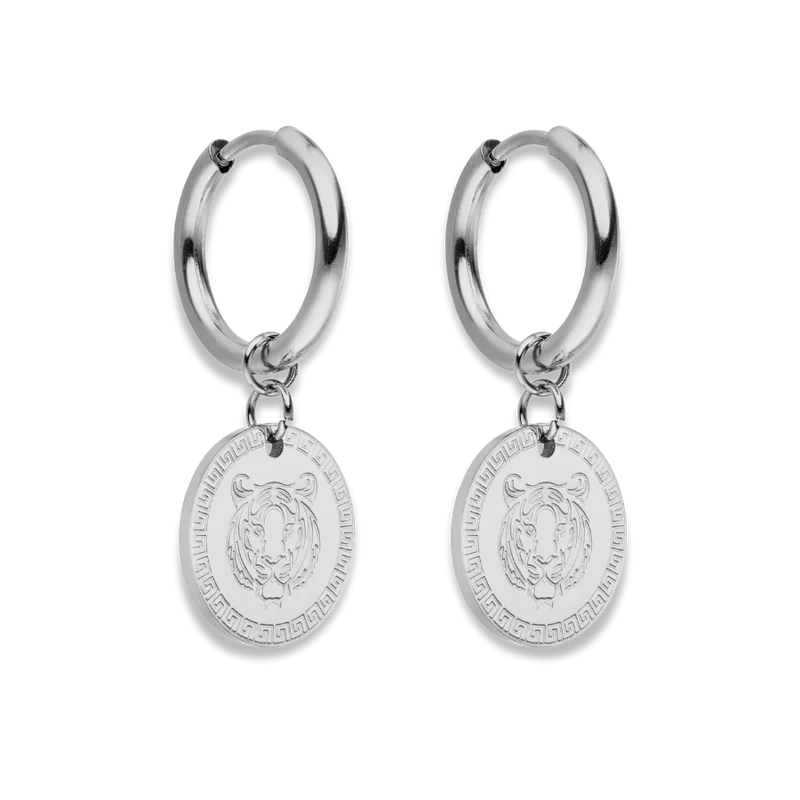 Lucky Tiger Ohrringe 14K Vergoldet