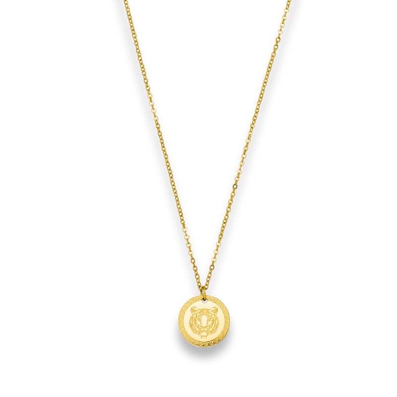 Lucky Tiger Kette 14K Vergoldet
