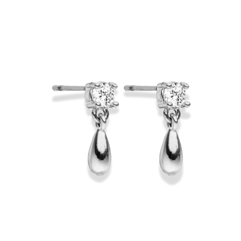 Lucky Teardrop Ohrstecker 14K Vergoldet