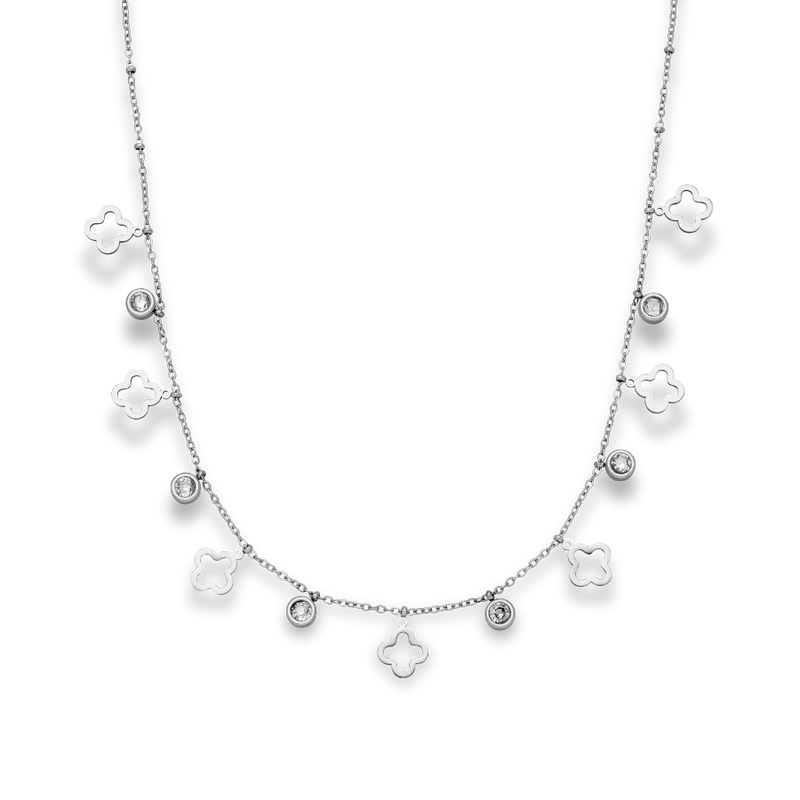 Lucky Aura Stone Kette 18K Vergoldet