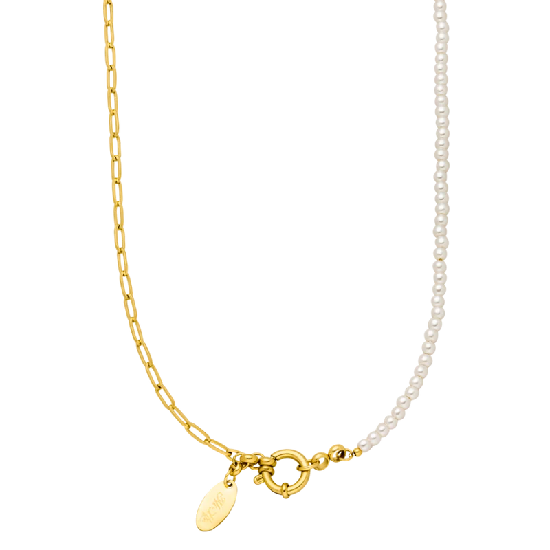 Teresa Tiny Pearl Kette 14K Vergoldet