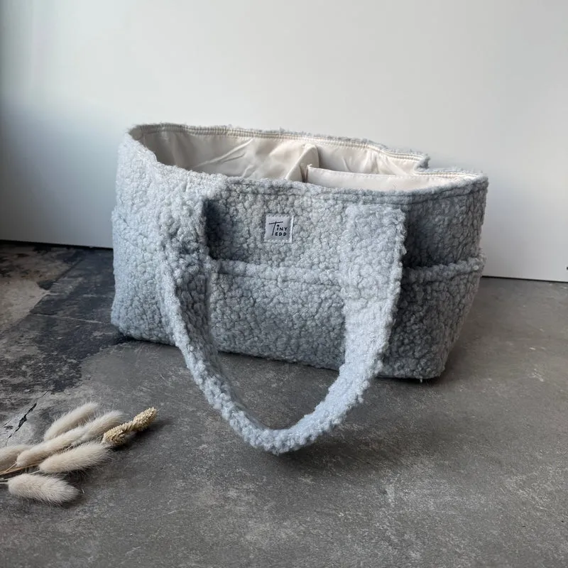 Fluffy Organizer Bag - Ice