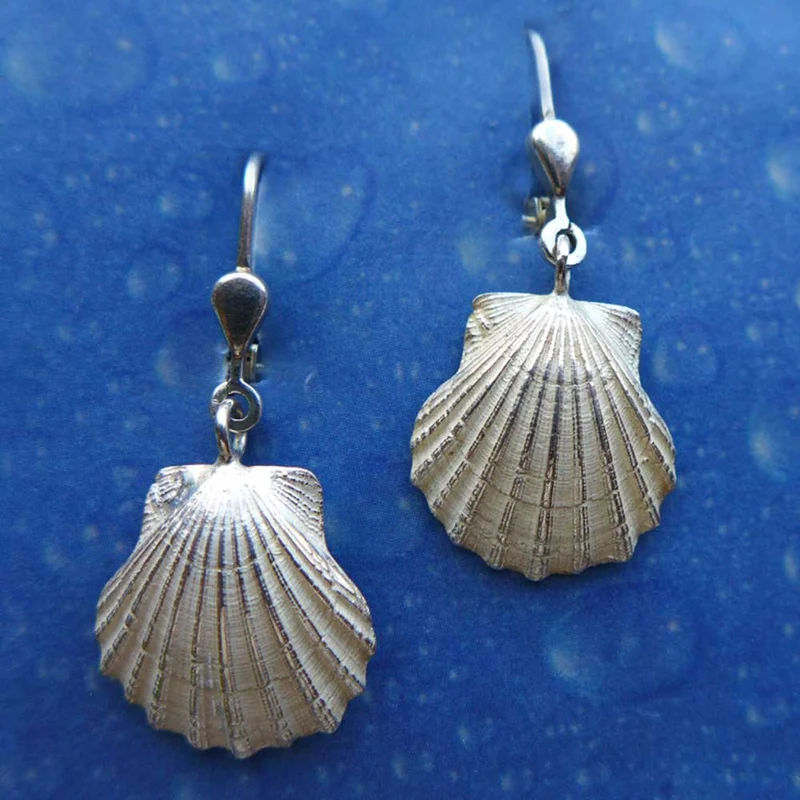 Pilgermuschel Silber Geschenk Ohrhänger xs neu