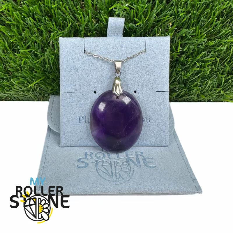 5A Amethyst Anhänger gebohrt