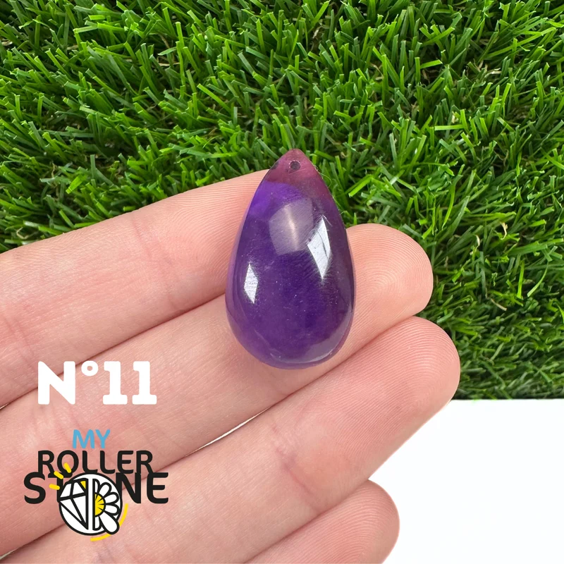5A Amethyst Anhänger gebohrt