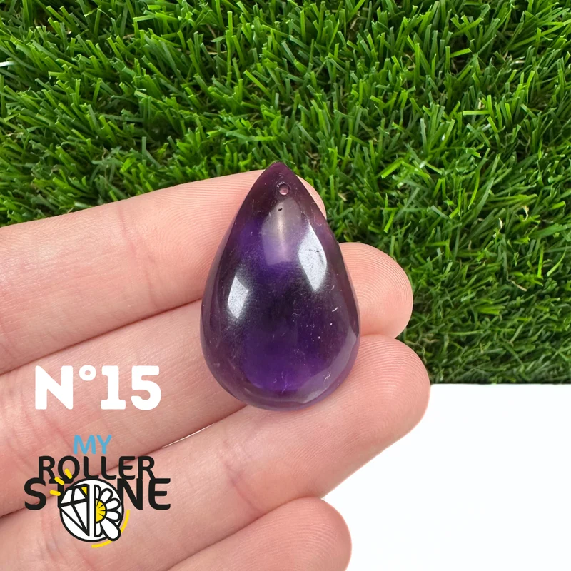 5A Amethyst Anhänger gebohrt