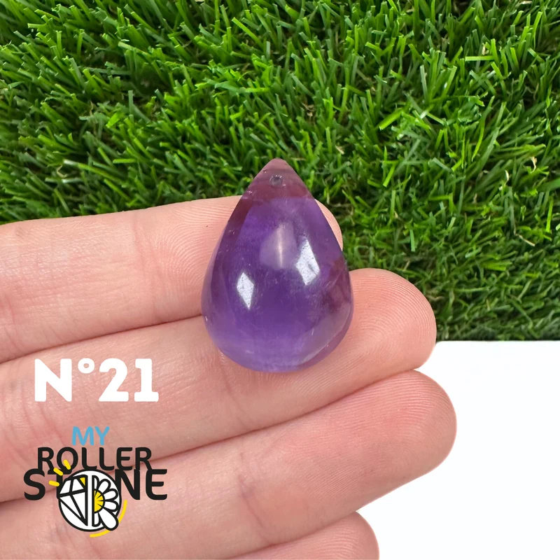5A Amethyst Anhänger gebohrt