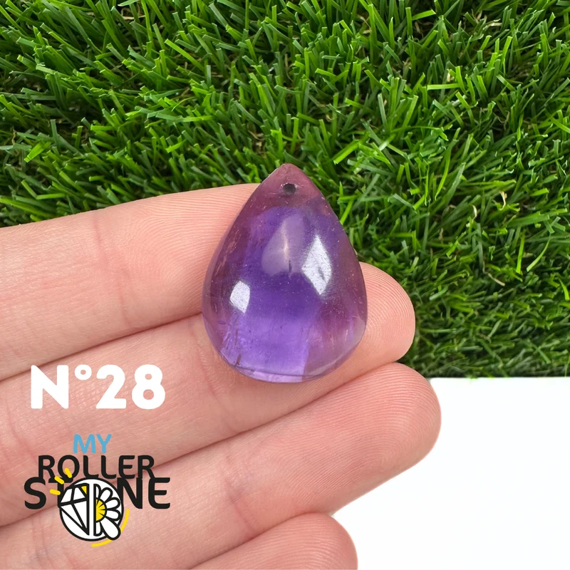 5A Amethyst Anhänger gebohrt