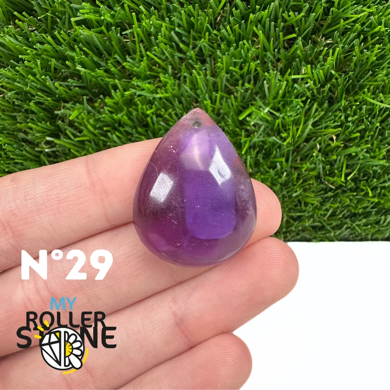 5A Amethyst Anhänger gebohrt