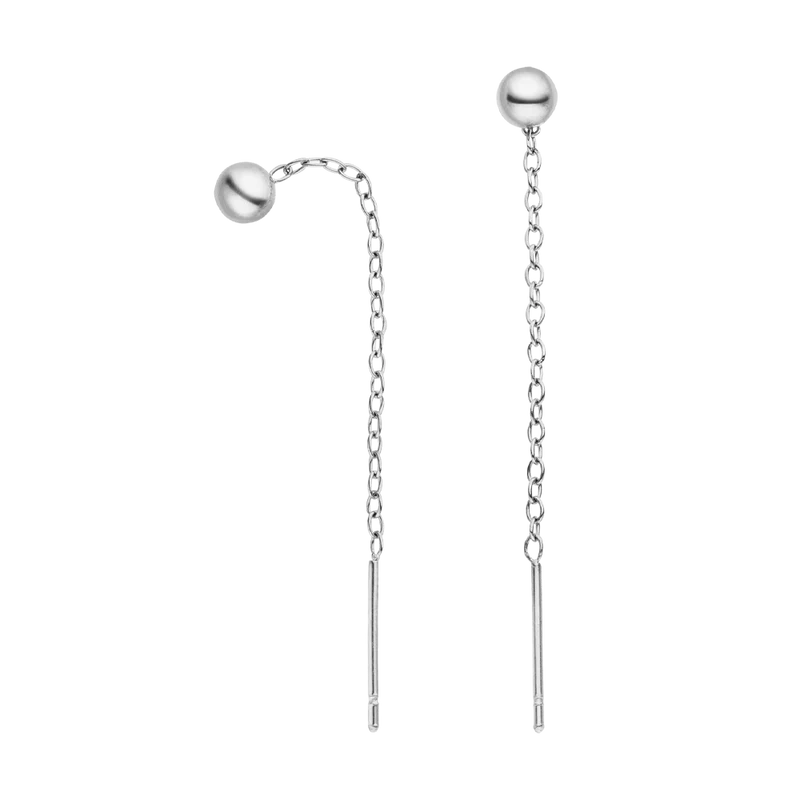 Dot Chain Ohrkette | 18K vergoldet