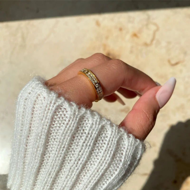 Arena Ring | 18K vergoldet