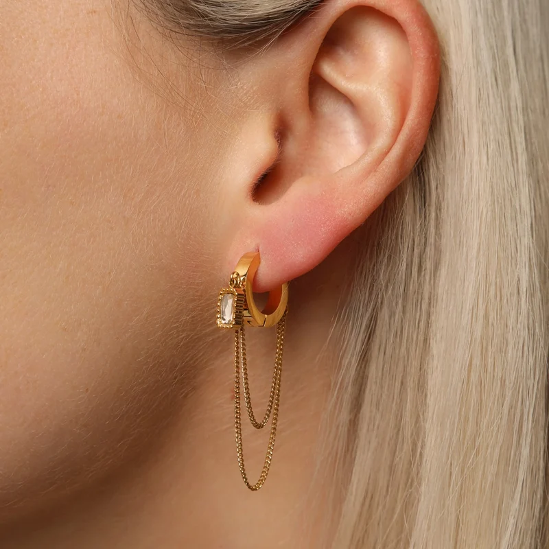 Felicia Ohrringe | 18K vergoldet