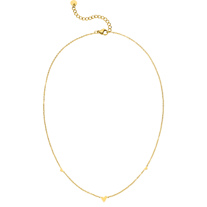Cute Heart Halskette | 18K vergoldet