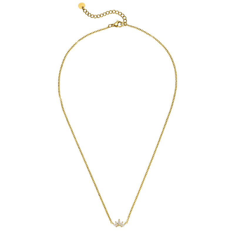 Crown Halskette | 18K vergoldet