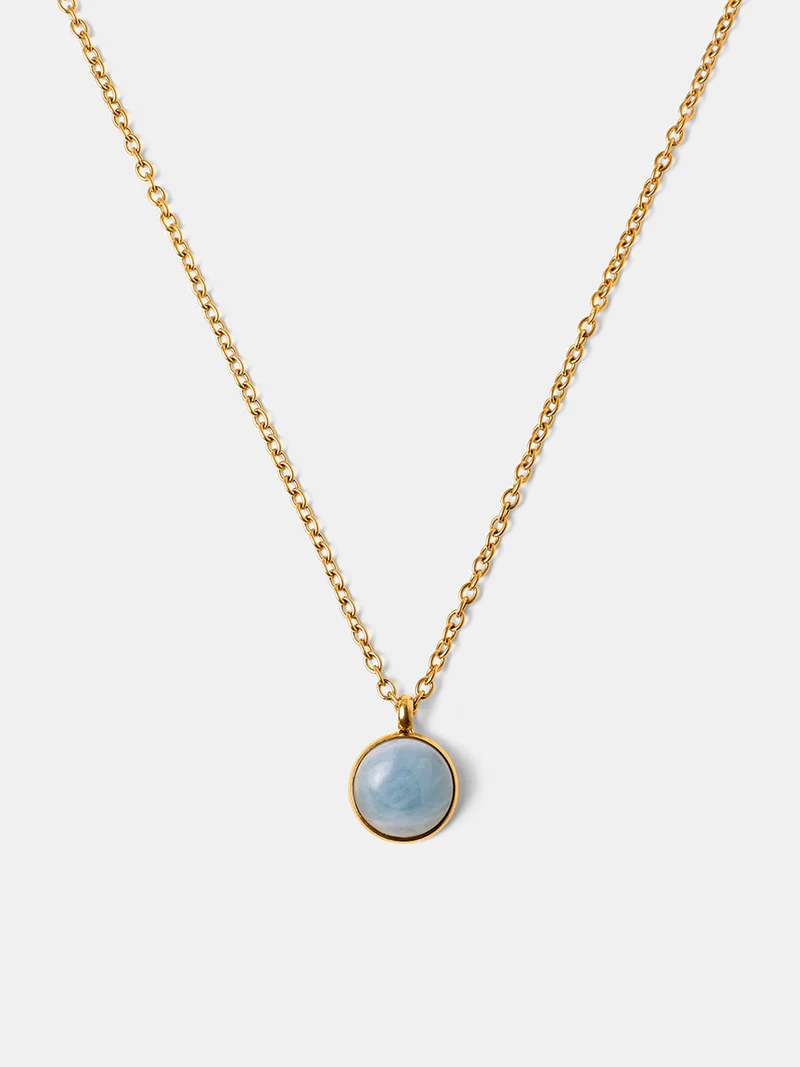Wandering Wish Light Blue Kette