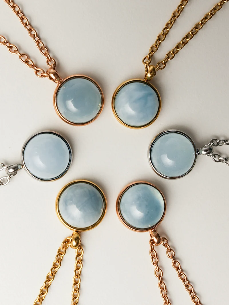 Wandering Wish Light Blue Kette
