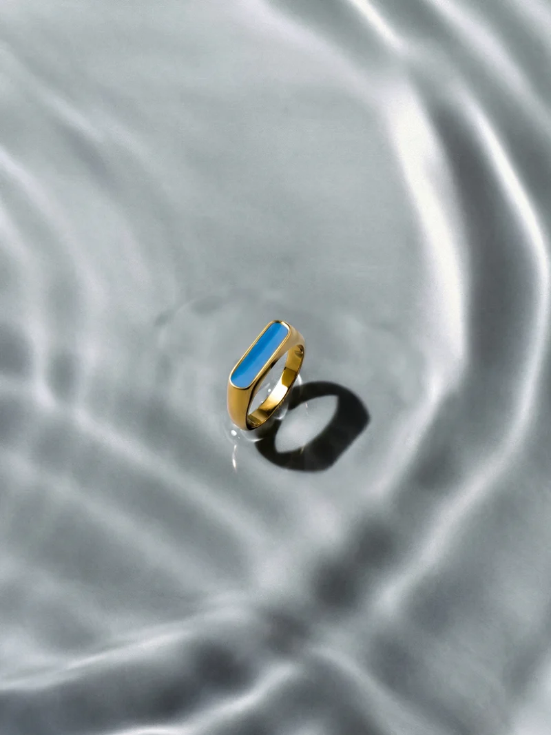 Blue Edge Ring