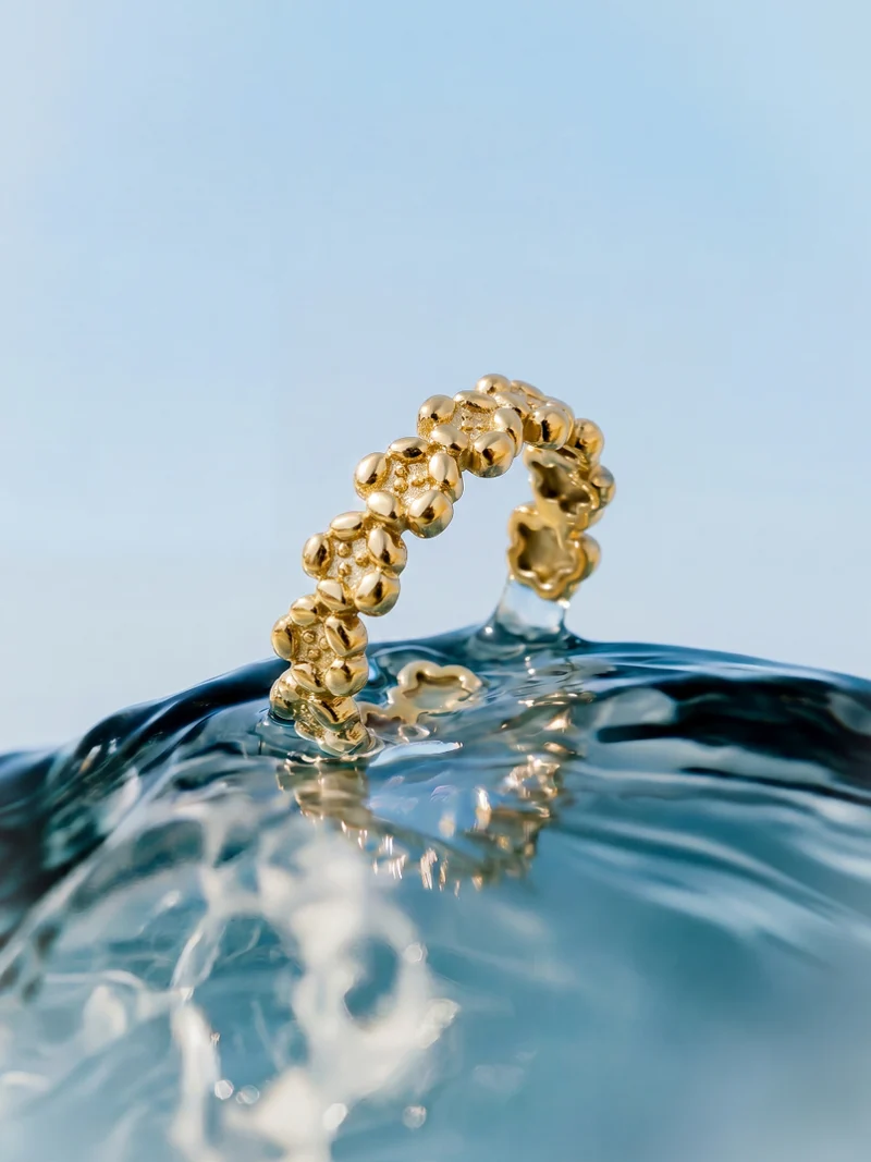 Petal Circle Ring