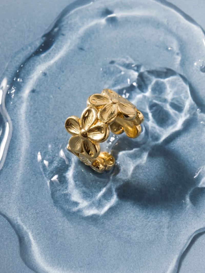 Floral Elegance Earcuff