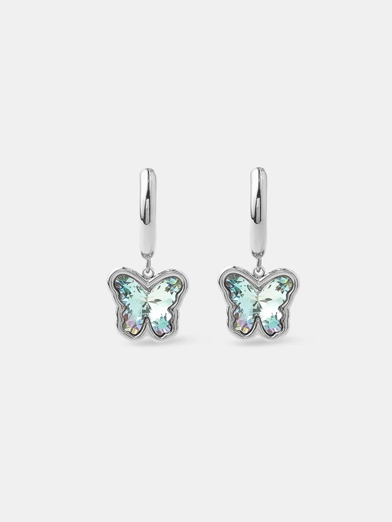 Crystal Butterfly Ohrringe