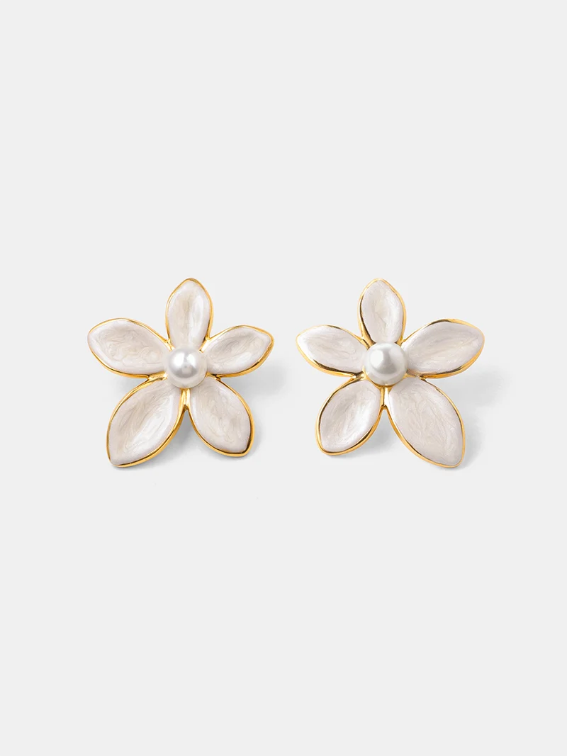 Pearl Petals Ohrringe